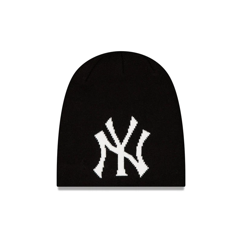 New York Yankees Graphic Basic Cuff Knit Beanie Hat One Size