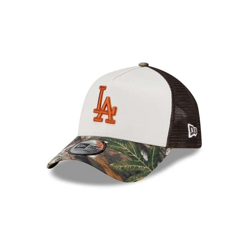 Los Angeles Dodgers Realtree 9FORTY A-Frame Trucker Hat One Size