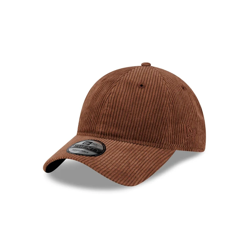 New Era Cap Brown Corduroy 9TWENTY Adjustable Hat M/L