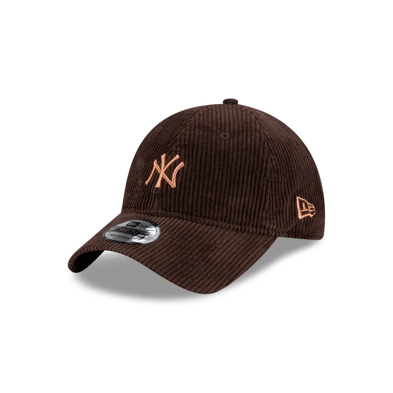New York Yankees Brown Corduroy 9TWENTY Adjustable Hat M/L