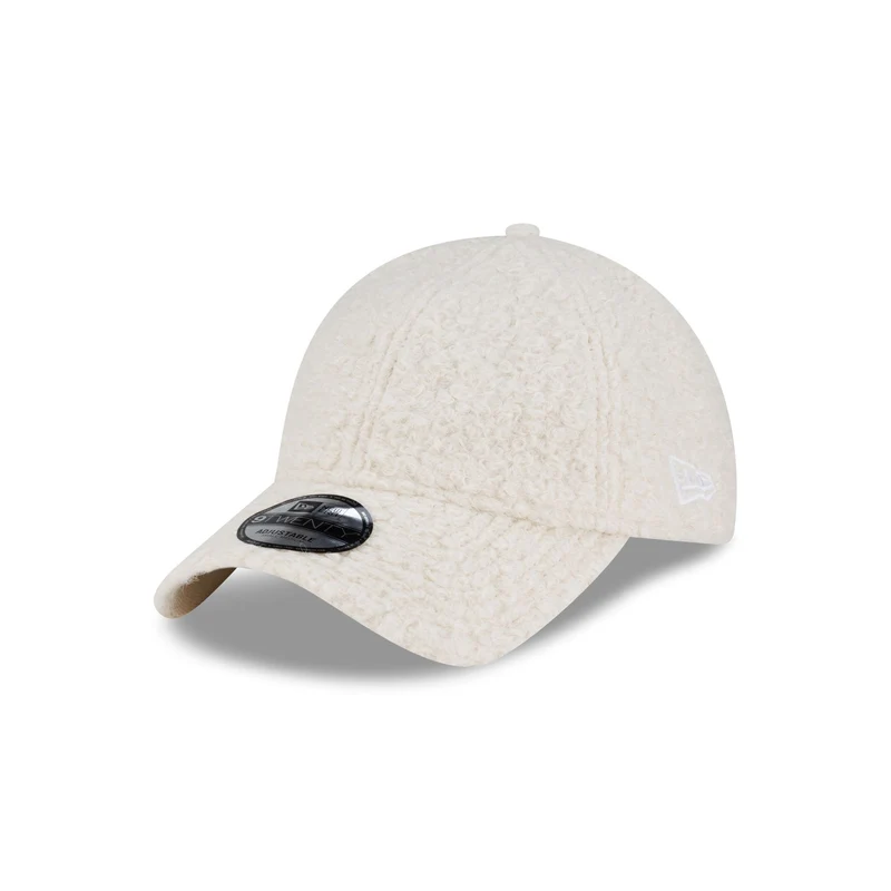 New Era Cap Basic Knit Ivory 9TWENTY Adjustable Hat M/L