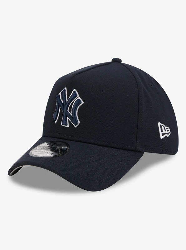 3930 A-Frame New York Yankees Fitted Cap BLU/WHT / S/M