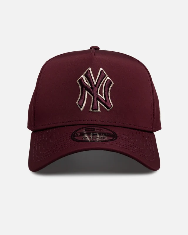 New Era New York Yankees "Prolite" 9Forty A-Frame Snapback Maroon ONE