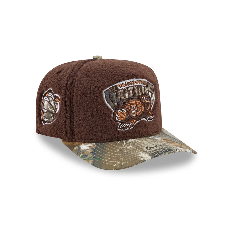 Just Caps Hardwood Classics Realtree Camo Vancouver Grizzlies 59FIFTY A-Frame Fitted Hat 8
