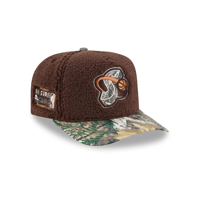 Just Caps Hardwood Classics Realtree Camo Seattle SuperSonics 59FIFTY A-Frame Fitted Hat 8
