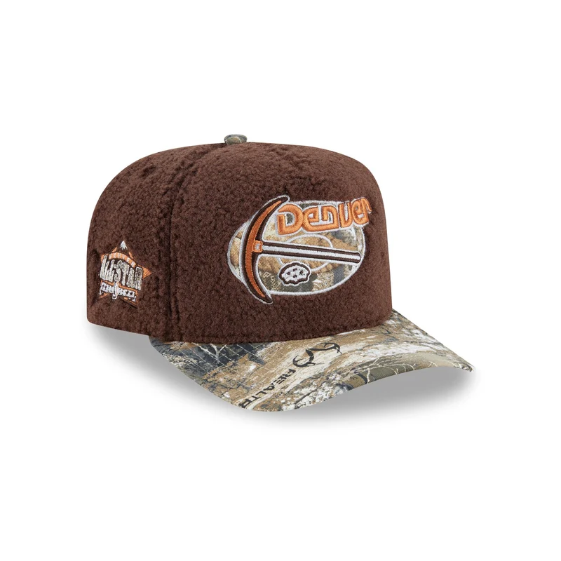 Just Caps Hardwood Classics Realtree Camo Denver Nuggets 59FIFTY A-Frame Fitted Hat 7 1/8