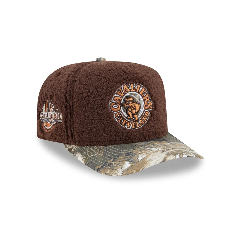 Just Caps Hardwood Classics Realtree Camo Cleveland Cavaliers 59FIFTY A-Frame Fitted Hat 7 3/8