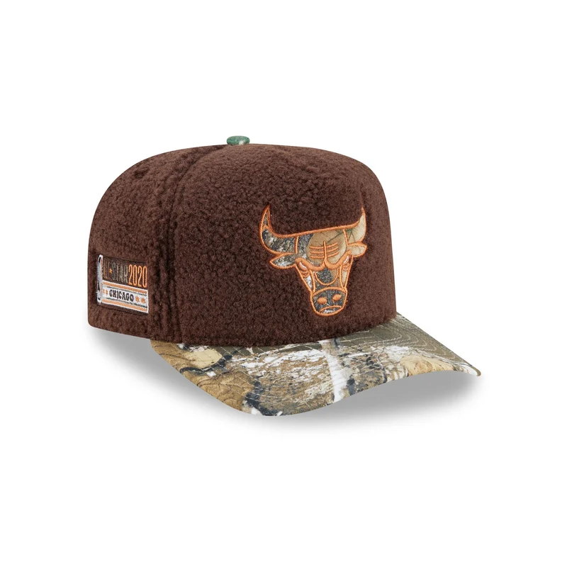 Just Caps Hardwood Classics Realtree Camo Chicago Bulls 59FIFTY A-Frame Fitted Hat 7 1/4