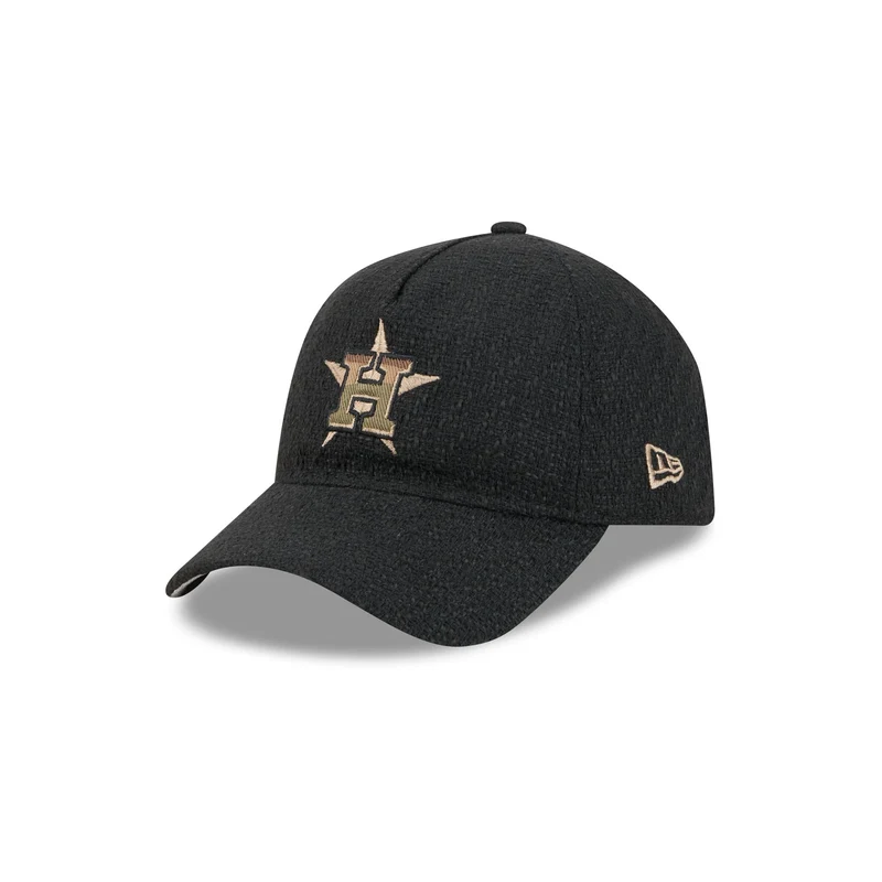Houston Astros Camo Logo Boucle 9FORTY A-Frame Unstructured Snapback Hat One Size