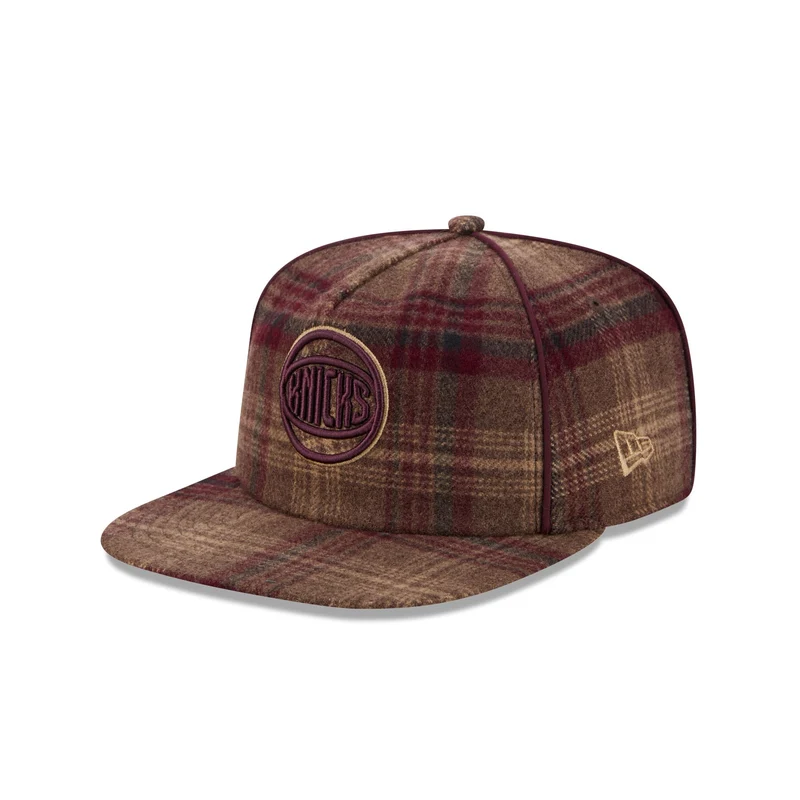 New York Knicks Fall Plaid 19TWENTY Snapback Hat One Size