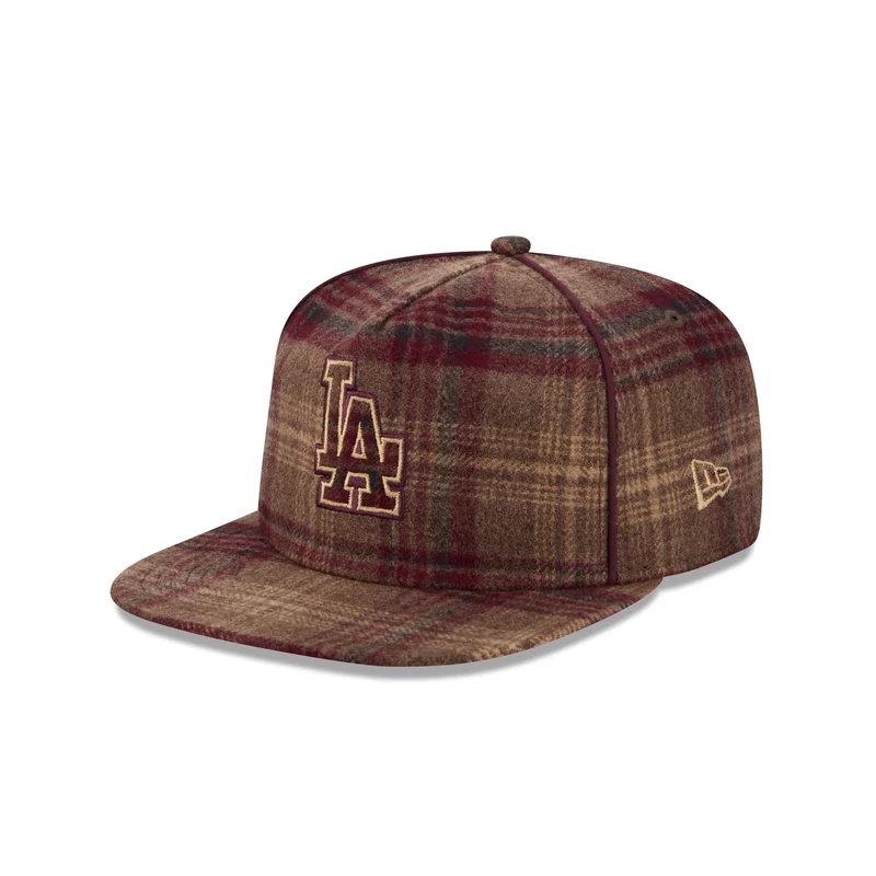 Los Angeles Dodgers Fall Plaid 19TWENTY Snapback Hat One Size