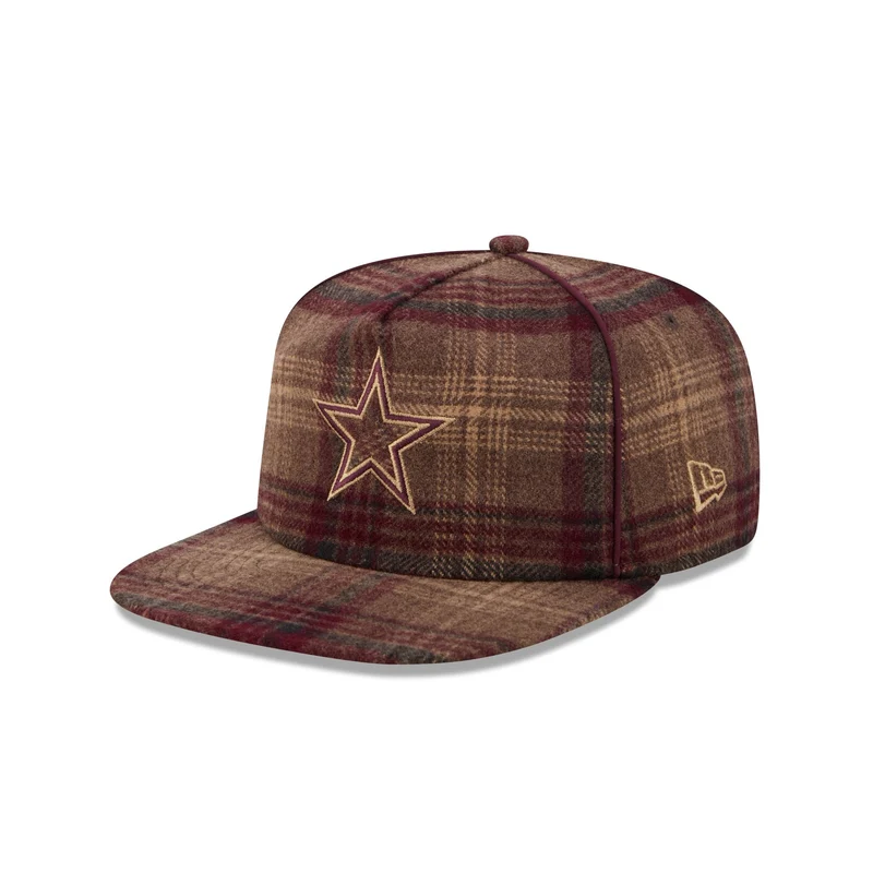 Dallas Cowboys Fall Plaid 19TWENTY Snapback Hat One Size