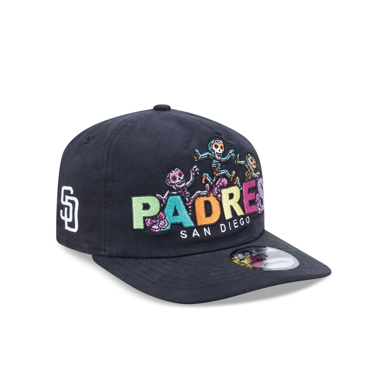 San Diego Padres Day of the Dead Skeleton Dance 19TWENTY Snapback Hat One Size