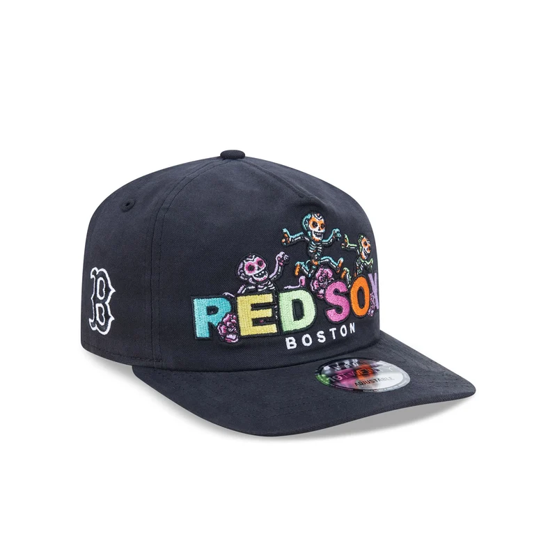 Boston Red Sox Day of the Dead Skeleton Dance 19TWENTY Snapback Hat One Size