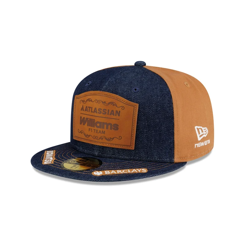 2026 Austin Race Special Atlassian Williams F1 Team Denim 59FIFTY Fitted Hat 7 7/8