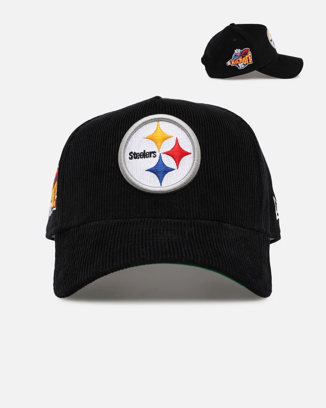 New Era Pittsburgh Steelers 'NFL Kickoff Cord' 9FORTY A-Frame Snapback Official Team Color ONE