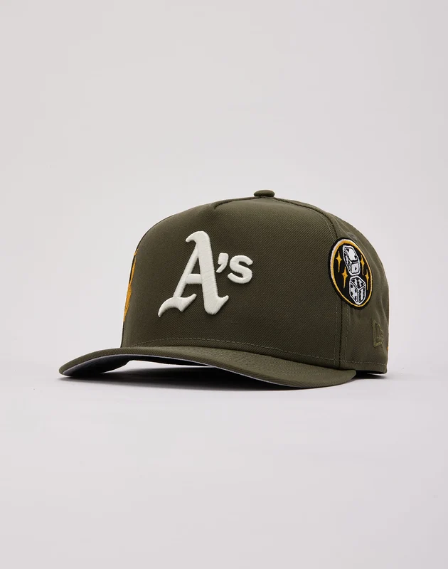 New Era MLB Oakland Athletics 9Fifty A-Frame Lucky Patch Snapback Hat 1 SIZE
