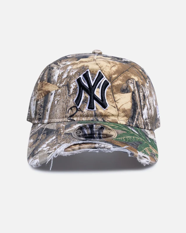 New Era New York Yankees 'Worn Realtree' 9FORTY A-Frame Unstructured Snapback Real Tree Camo ONE