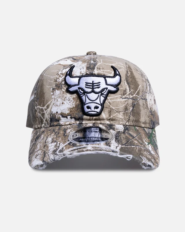 New Era Chicago Bulls 'Worn Realtree' 9FORTY A-Frame Unstructured Snapback Real Tree Camo ONE