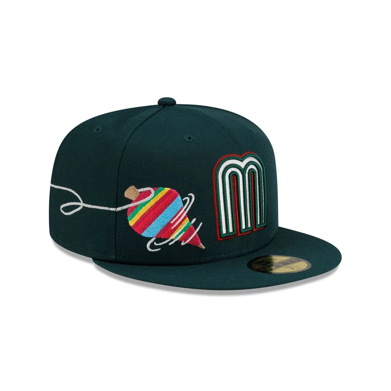 Mexico Baseball Trompo 59FIFTY Fitted Hat 7 1/8