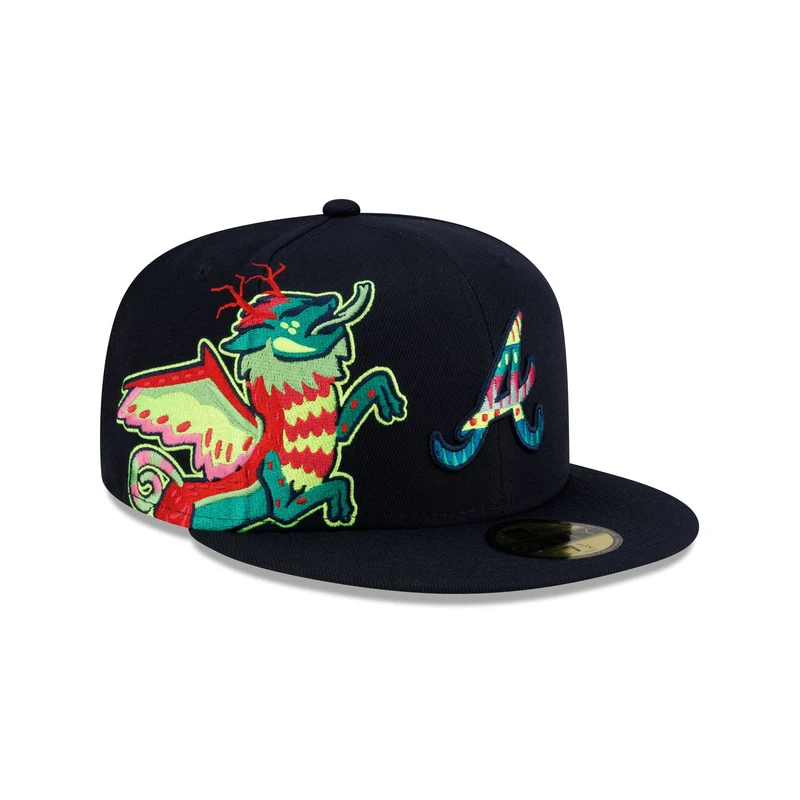 Atlanta Braves Alebrijes 59FIFTY Fitted Hat 7 5/8