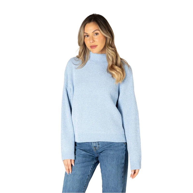 Lyla + Luxe Evolet Womens Chenile Sweater 2027 Sky / L