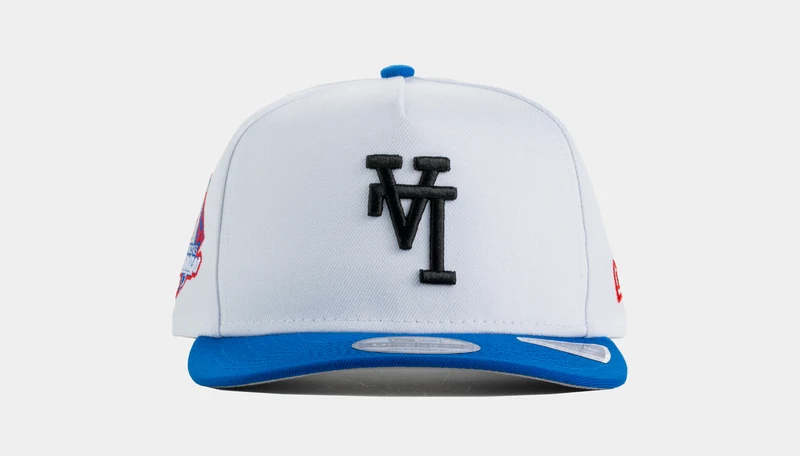 Los Angeles Dodgers 950AF Curve Snapback Mens Hat (White/Blue) OS