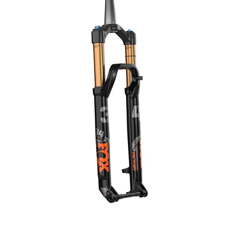 FOX 34 Step-Cast Factory Suspension Fork 29" 120 mm 15 x 110 mm 51 mm Offset Shiny Black FIT4 Push UnLock