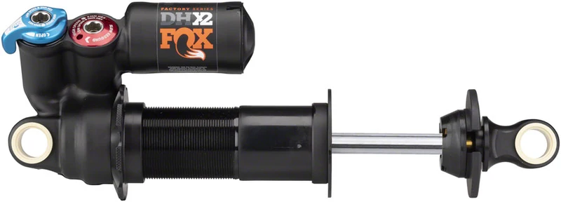 FOX DHX2 Factory Rear Shock Standard 8.5 x 2.5" 2-Position Lever Hard Chrome Coat