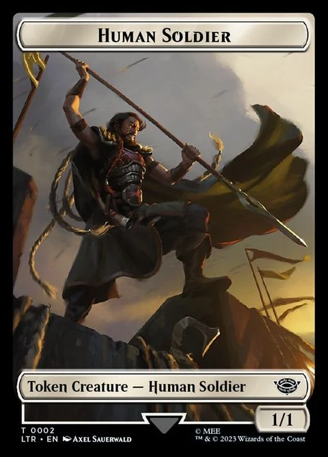 Human Soldier (2) Non-Foil / Light Played