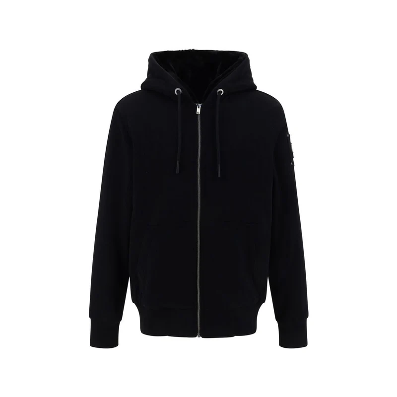 Moose Knuckles Black Polyester Sweatshirt XXL