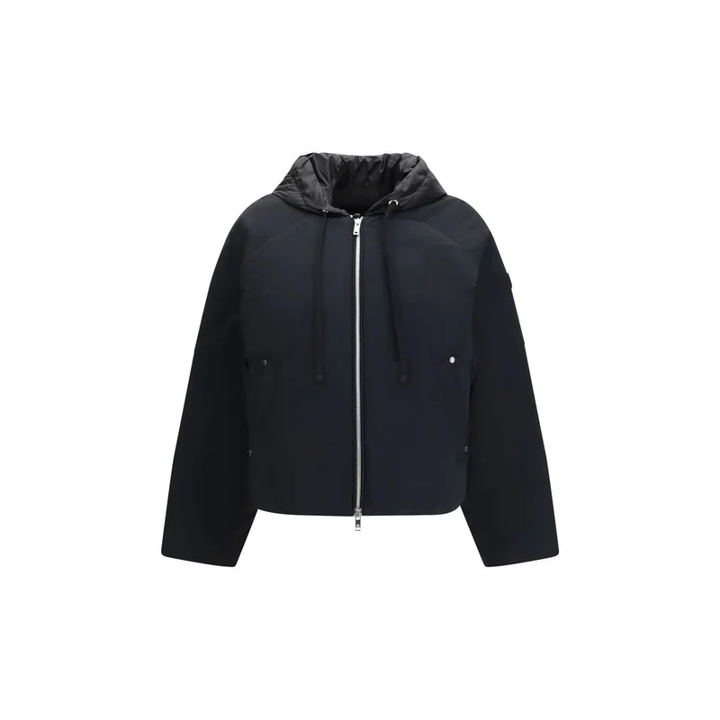 Moose Knuckles Black Nylon Bomber XL
