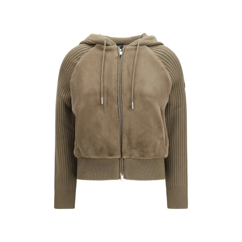 Moose Knuckles Brown Wool Oves Aries Hoodie XL