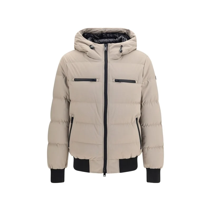 Moose Knuckles Beige Nylon Shell Jacket L