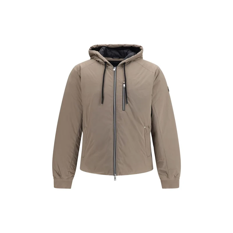 Moose Knuckles Beige Nylon Full-Length Jacket M