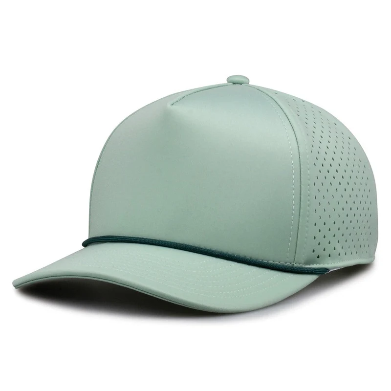 The Game GB505R NeoCool 5 Panel Snapback with Rope Cap - Avocado Green-Light / 6 7/8" - 7 5/8"