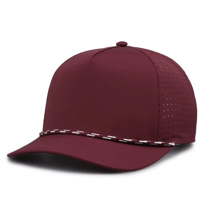 The Game GB530 5 Panel Perforated GameChanger Cap - Cardinal Red-Cardinal / 6 7/8" - 7 5/8"