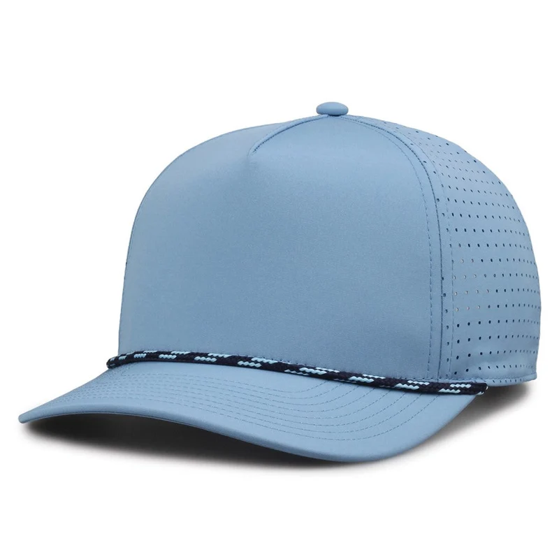 The Game GB530 5 Panel Perforated GameChanger Cap - Columbia Blue Blue-Columbia / 6 7/8" - 7 5/8"