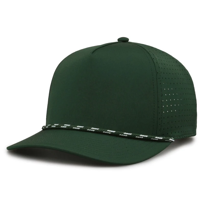 The Game GB530 5 Panel Perforated GameChanger Cap - Dark Green Green-Dark / 6 7/8" - 7 5/8"