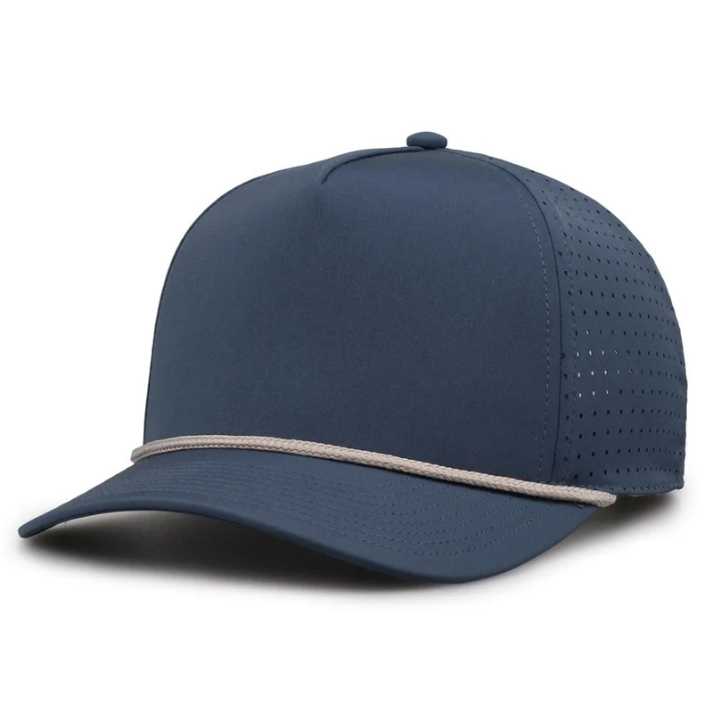 The Game GB530 5 Panel Perforated GameChanger Cap - Marine Blue-Navy / 6 7/8" - 7 5/8"