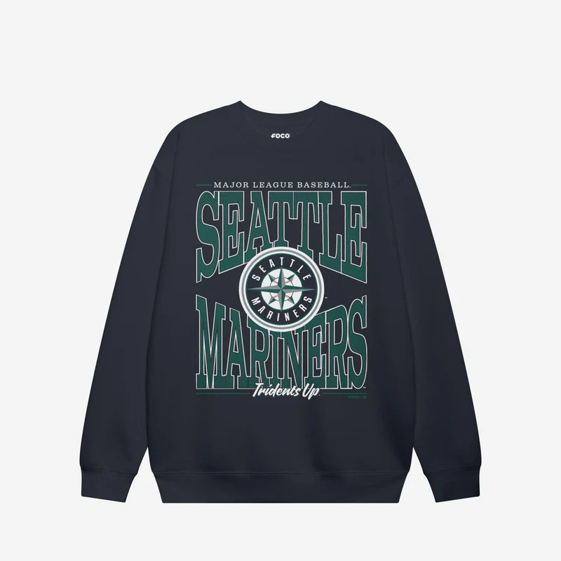 Seattle Mariners Diamond Dynasty Crew Neck Sweatshirt 3XL