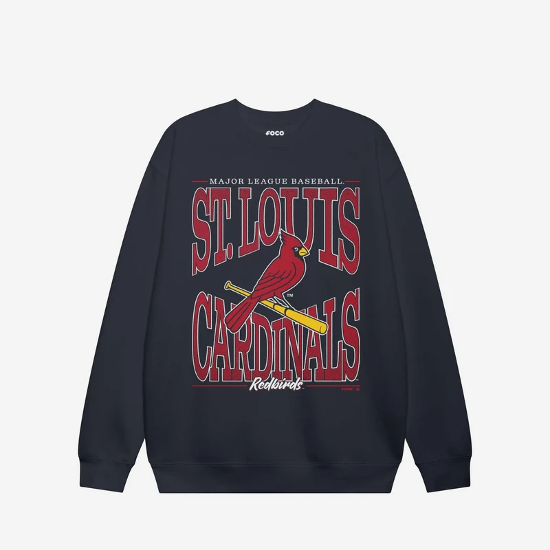 St Louis Cardinals Diamond Dynasty Crew Neck Sweatshirt M