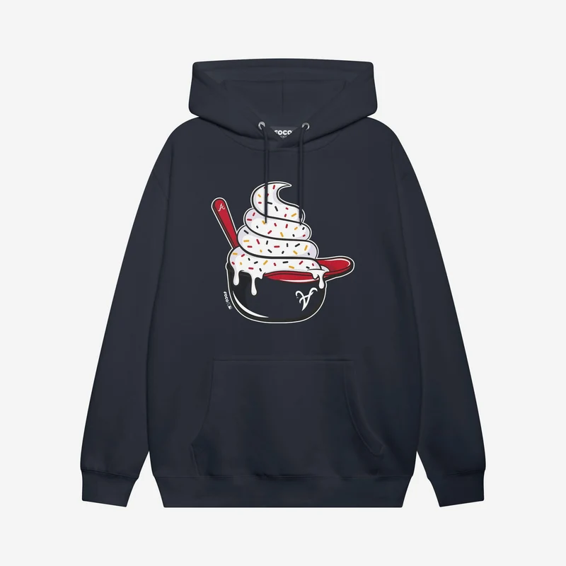 Atlanta Braves Ice Cream Helmet Hoodie L