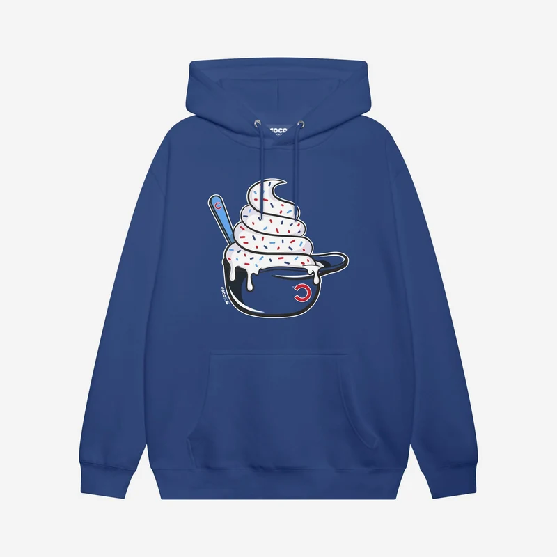 Chicago Cubs Ice Cream Helmet Hoodie XL