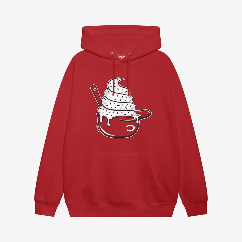 Cincinnati Reds Ice Cream Helmet Hoodie L