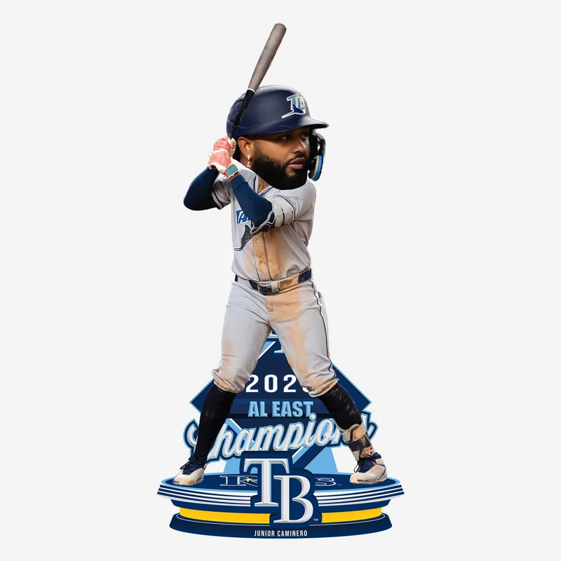 Junior Caminero Tampa Bay Rays AL East Division Winner Bobblehead