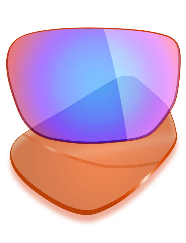 Oakley Style Switch Asian Fit OO9216 Replacement Lenses by MRY Cobalt Rose Mirrored / HD Polarized
