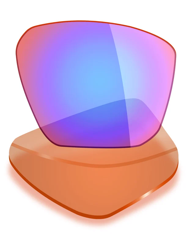 Oakley Targetline Asian Fit OO9398 Replacement Lenses by MRY Cobalt Rose Mirrored / HD Polarized
