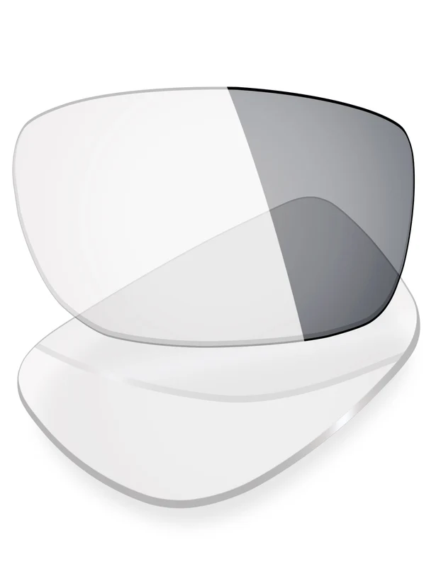 Custom Prescription Lenses for Oakley Racing Jacket Asian Fit 62mm Trivex® Titanium Mirrored Photochromic / Trivex®