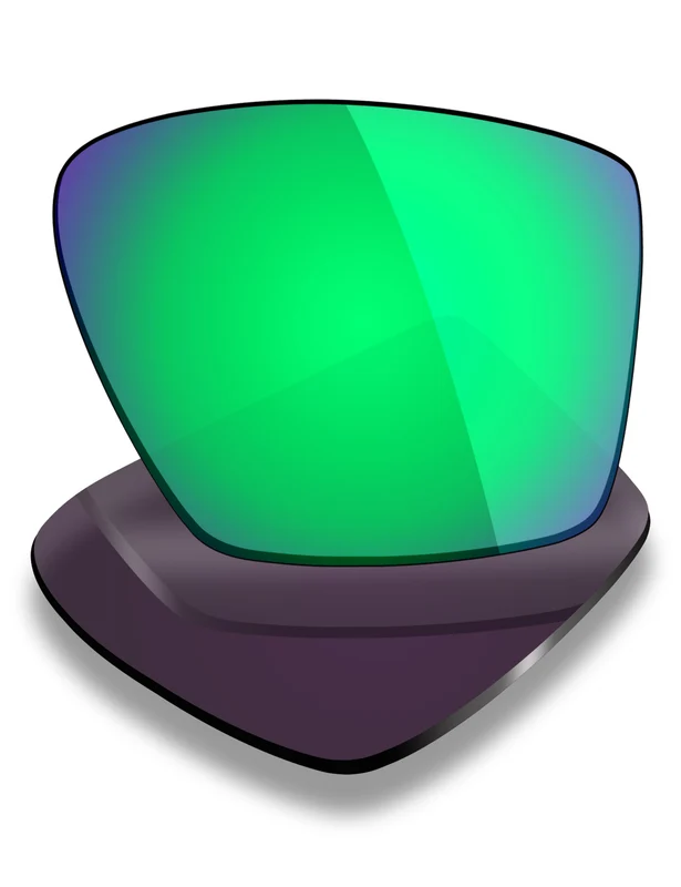 Custom Prescription Lenses for Oakley Futurity Sun OO9482 57mm Emerald Green Mirrored / Thin